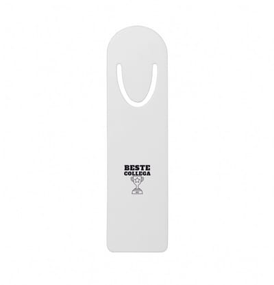 Hacebo® - Beste collega metalen boekenlegger - Beste collega - teamgenoot - cadeau Bladwijzer boekenleggers - 12.7 cm x 3.2cm