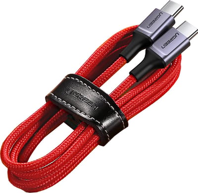 Ugreen - US294 - USB-C 2.0 / USB-C 2.0 3A kabel - rood