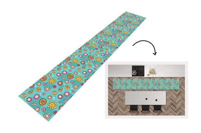 Keukenloper - Loper keuken - Bloemen - Vlinders - Patronen - 300x50 cm - Keukenloper vinyl