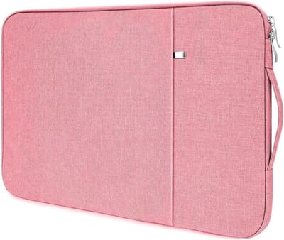 Laptophoes 15,6 inch - Waterbestendige draagtas met meerdere vakken - Roze