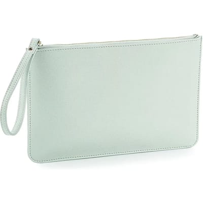 Boutique Accessory Pouch soft zacht grijs handtasje