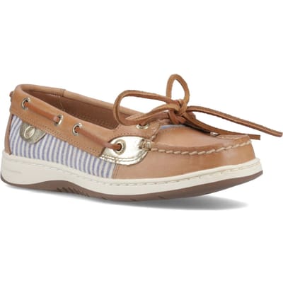 Sperry Angelfish Leren & Katoenen Damesschoenen Peanut Boots
