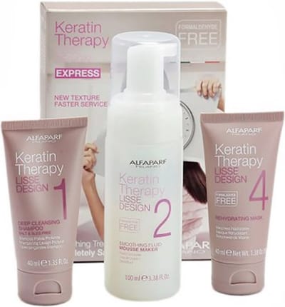 Beauty Kit Alfaparf Milano Lisse Design 100 ml Keratine 2 x 40 ml