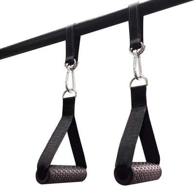 Fitness Handvatten - Grips - Kracht Training - Anti-slip - 2 stuks - Zwart