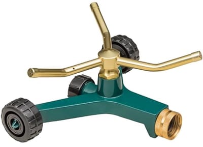 Gazonsproeier - Water sprinkler - Gazon bewateren - 3-armig roterend - 50 ft diameter - Metaal