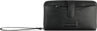 Bugatti Elsa Portemonnee RFID-bescherming Leer 19 cm - Dames - Horizontaal - schwarz