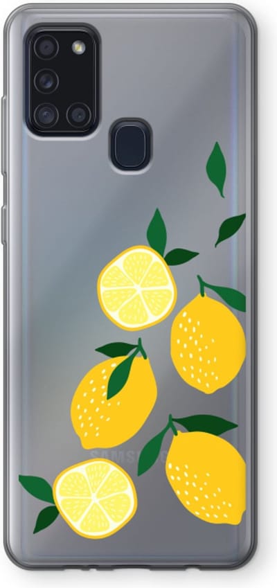 Case Company® - Hoesje geschikt voor Samsung Galaxy A21s hoesje - You're my lemon - Soft Cover Telefoonhoesje - Bescherming aan alle Kanten en Schermrand