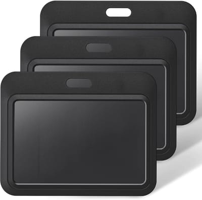 Set van 3 Horizontale Schuifbadgehouders Harde Kunststof met Transparant Venster
