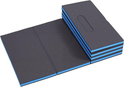 Opvouwbare Mat - Dikke Kniepad - Comfortabel Werken - Extra Dik Schuim - 120 cm - Blauw