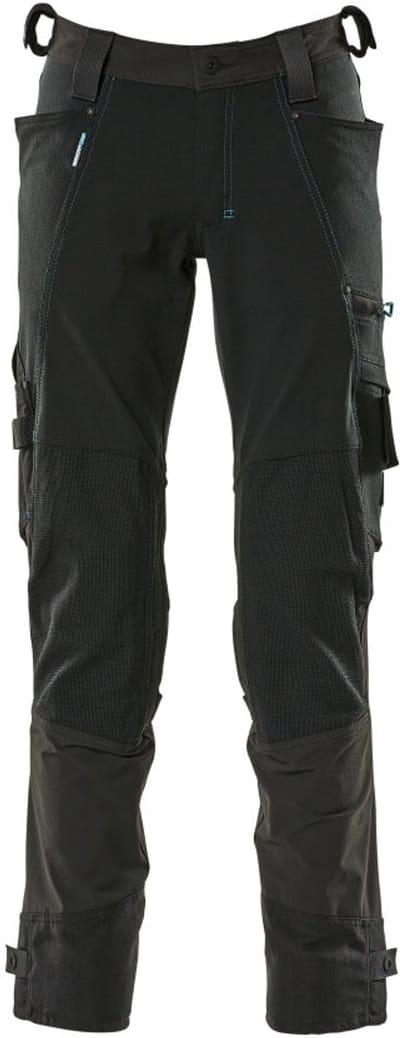 Mascot Advanced Broek met kniezakken 17079-311 - Zwart - C48 - 76