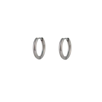 Go Dutch Label Oorringen hoop Zilver