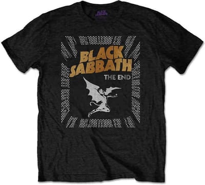 Black Sabbath - The End Demon Heren T-shirt - S - Zwart