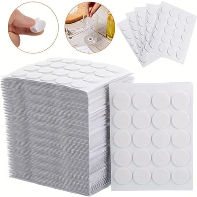 20PCS/Feuille Kit de Fabrication de Bougies Autocollants Mèches de Bougie Double Face, Autocollants Mèches Résistants à la Chaleur pour Fournitures de Fabrication de Bougies 1 sheet