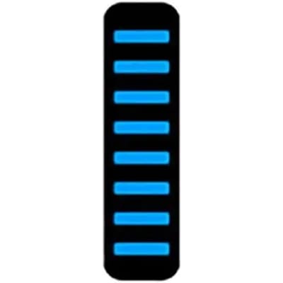 ProGuard Cable Tie - Front - Sticker - Mini - Cyan