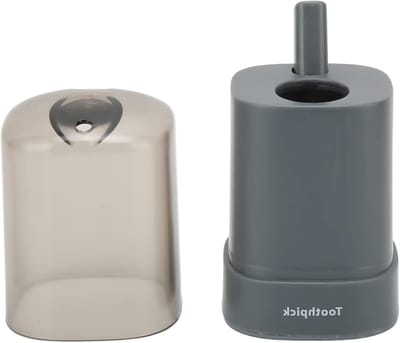 Tandenstoker Dispenser - Houder Opslag - Hygiënisch Serveren - Automatische Dosering - Grote Capaciteit - Zwart