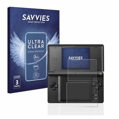 Savvies - Screenprotector voor Nintendo DS LITE - Folie Beschermfolie transparant 6 Stuks