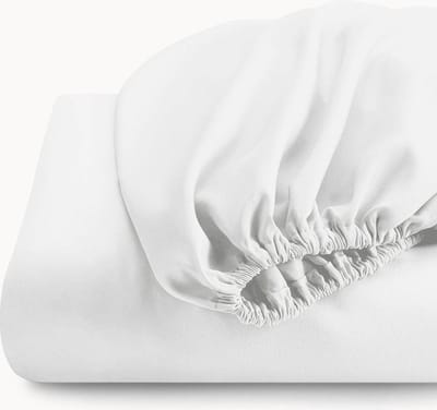 Y-NOT - Hoeslaken - Mat Satijn Soft Love White - 90x200+30 cm - Wit