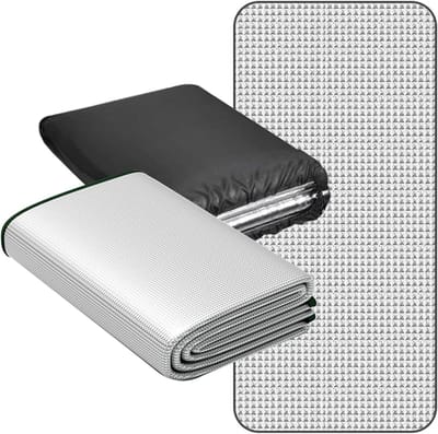 Waterproof Camping Mat - 2M×0.6M - Dubbelzijdige Folie Camping Mat - Aluminium Film Slaapmat Voor Reizen En Buitenactiviteiten