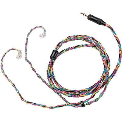 Câble d'écouteurs intra-auriculaires compatible avec KZ ZSN ZSN PRO EDX PRO ZS10 PRO ZSN PRO X ZS12 PRO X ZSX ZAS ZVX AS16 ZAR DQSASX Écouteurs