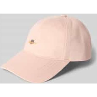 Baseballpet van katoen met labelstitching