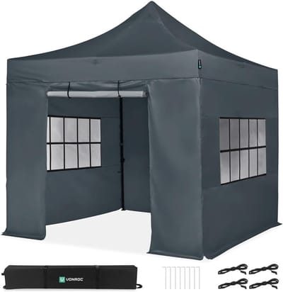 Premium 3x3 Meter Partytent met Zijwanden – Waterdicht, UV-Bescherming en Draagbaar Ontwerp