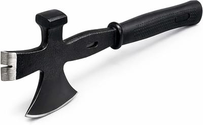 Multifunctionele Bijl - Hamer Koevoet - Kleine Houtblokken Kloven - 3-in-1 Gereedschap - 35 cm Lengte - Zwart