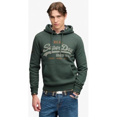 Superdry - Vintage Logo Heritage Relaxed Hoodie - Heren - Hoodies