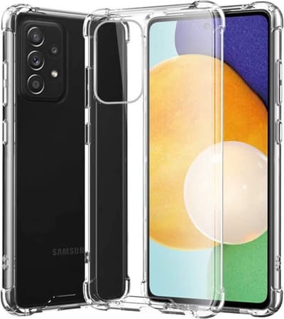 Hoesje geschikt voor Samsung Galaxy A52 / A52s - Clear Anti Shock Hybrid Armor Case Siliconen Back Cover Hoes Transparant