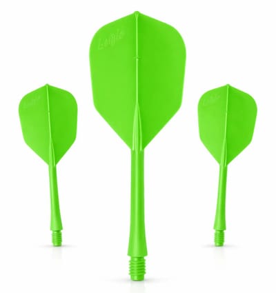 L-style Barflight Neon Green L3 260 Flight & Shaft combinatie