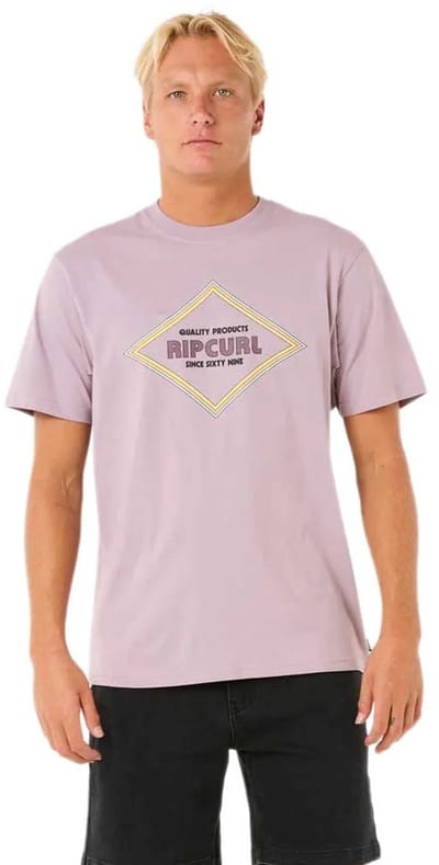 Rip Curl Surf Revival Yo Mumma T-shirt Met Korte Mouwen Paars L Man