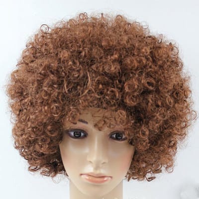 Dames Krullend Cosplay Pruik Kort Golvend Krullend Haar Kleurrijke Synthetische Pruik Voor Dagelijks Feest Mannen Voetbalfan Dragen Kinderen Pruiken black