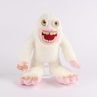 31Cm Blauwe Of Witte Monsters Mammott Pluche Speelgoed Film Knuffeldieren Zachte Knuffel Bigfoot Pluche Pop Voor Jongens Meisjes Fans Cadeaus 31cm wit