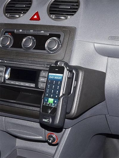 Kuda houder geschikt voor Volkswagen Caddy 2004-2019 Kleur: Zwart Met handschoenvak