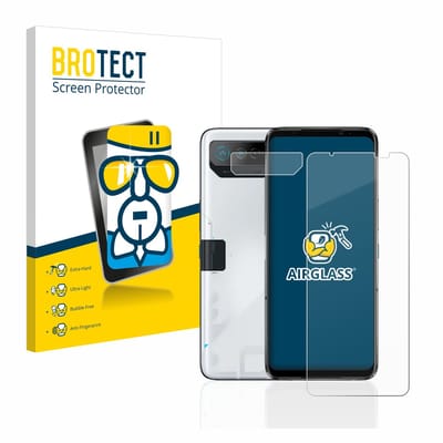Screenprotector voor ASUS ROG Phone 7 Ultimate (Voor+Camera) Beschermglas transparant