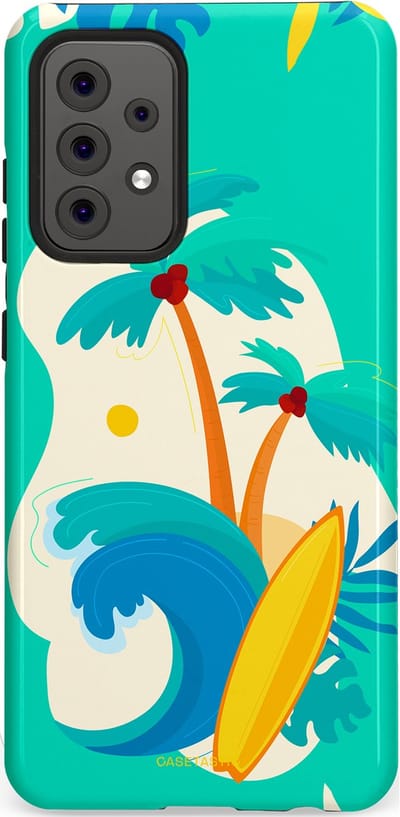 Casetastic Hoesje Geschikt voor Samsung A52 (4G/5G/s) - Stijlvolle Beschermende Duo-layer Case - Golvennoot