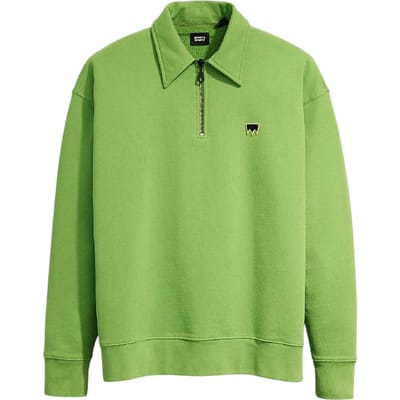 Levis Heren Skate Geborduurd Logo Regular Sweatshirt (Jade Groen)