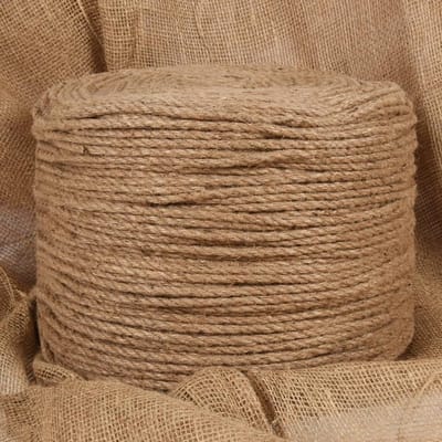 Natuurlijk Jute Touw 250 Meter Lang 4 mm Dik voor Tuin en Ambachten
