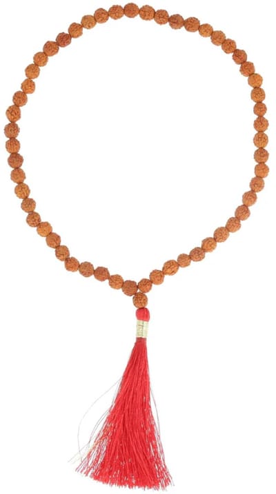 Reis mala 54 kralen rudraksha 25 cm - kraal 0.6 cm