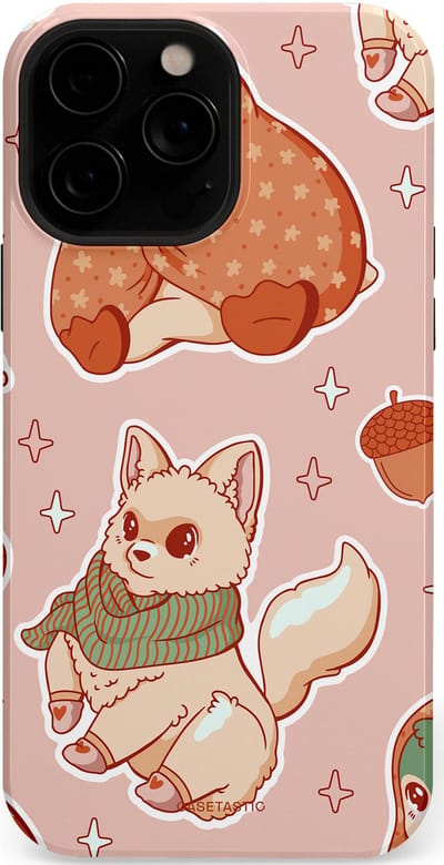 Casetastic hoesje geschikt voor Apple iPhone 13 Pro Max - MagSafe - Dubbellaagse bescherming - Winter avontuur - Fashion Case - Perzik Zand Lichtgrijs