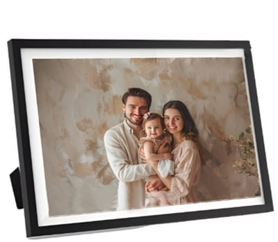 Digitale Fotolijst met Wifi - Fotolijsten - Frameo App - HD Kwaliteit - Zwart