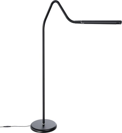 Daylight Electra - Staande vloerlamp - 3 lichtkleuren - Dimbaar - leeslamp - woonkamer - Zwart