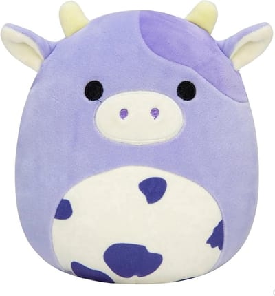 Klikkopers® - Kawaii knuffel - 50 cm - Squish Knuffel - Koe Squishy - Kawaii Kussen - Kawaii Koe Knuffel - Paars