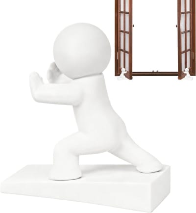 Antislip Deurstopper - Decoratieve Deurwig - Deuren Open Houden - Creatief Vormontwerp - 16 cm Lengte - Niet Gespecificeerd