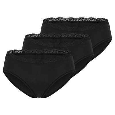 Schiesser Dames riosslip 3 pack Unique Cotton