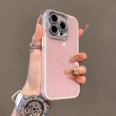 Luxe Glitter Diamant Telefoonhoesje Voor iPhone 14 15 16 Plus 11 12 13 16 Pro Max Schokbestendig Harde Achterkant Camera Beschermer Cover For iphone 13
