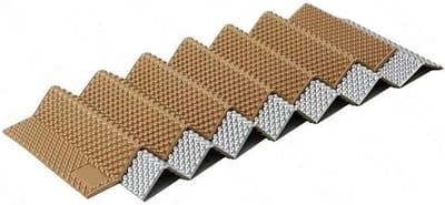 Opvouwbare Slaapmat - Kampeer Mat - Buiten Slapen - Aluminium Isolatie - 1.7cm Dik - Veelkleurig