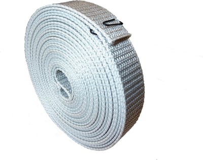 Rolluikriem - Maxi-riem - Rolluiken Repareren - Roestvrij staal - 5 meter - Grijs