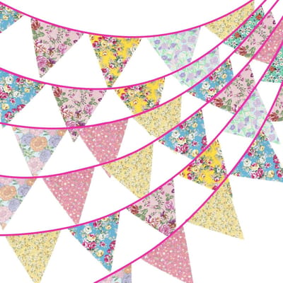 12 meter lange bloemenbanner slinger: een kleurrijke decoratie voor huis en tuin, feestversiering en evenementen