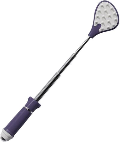 Uitschuifbare Ruggenkrabber - Draagbare Handgreep - Jeuk Verlichten - Telescopische Steel - 27 cm - Grijs