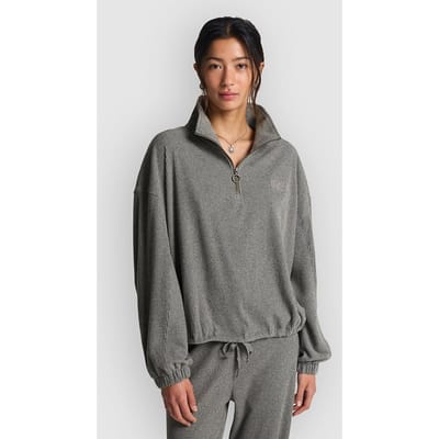 Pull 1/2 zip textuur trui vrouw Billabong Coffee Time